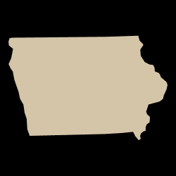 Iowa outline
